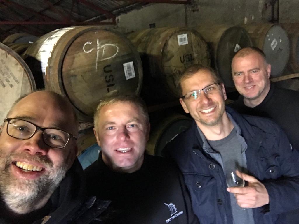 Steffen und Elmar bei der Fettercairn Destillerie – Tasting mit dem Master Distiller